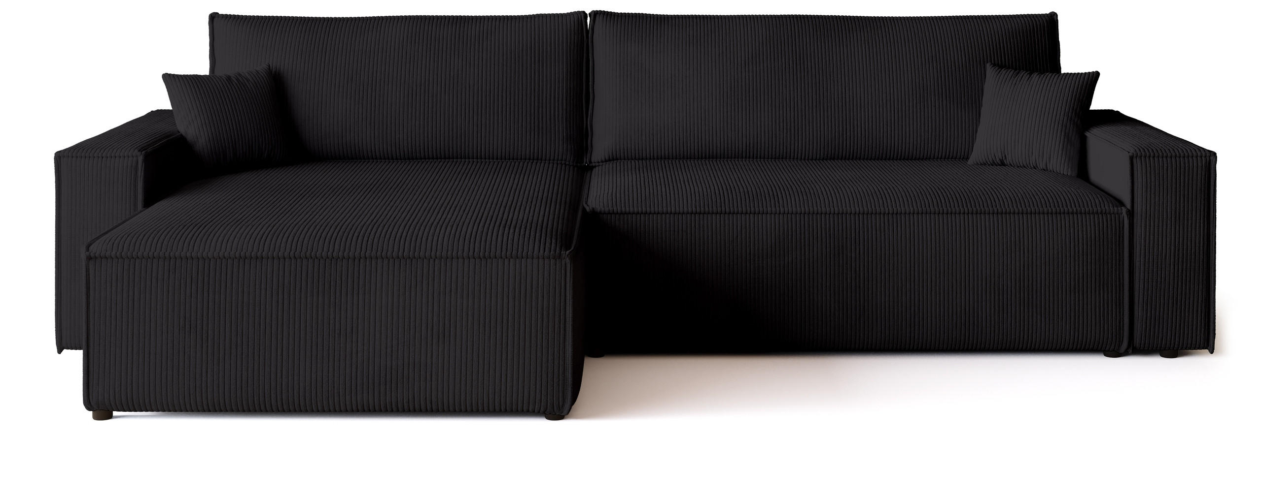 Bromarkt Ecksofa Schwarz 272x143 cm