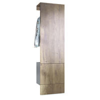 GARDEROBE Carlton Paneel in Eiche Ribbeck - Alteiche, Holzwerkstoff (52/193/35cm) - Vladon