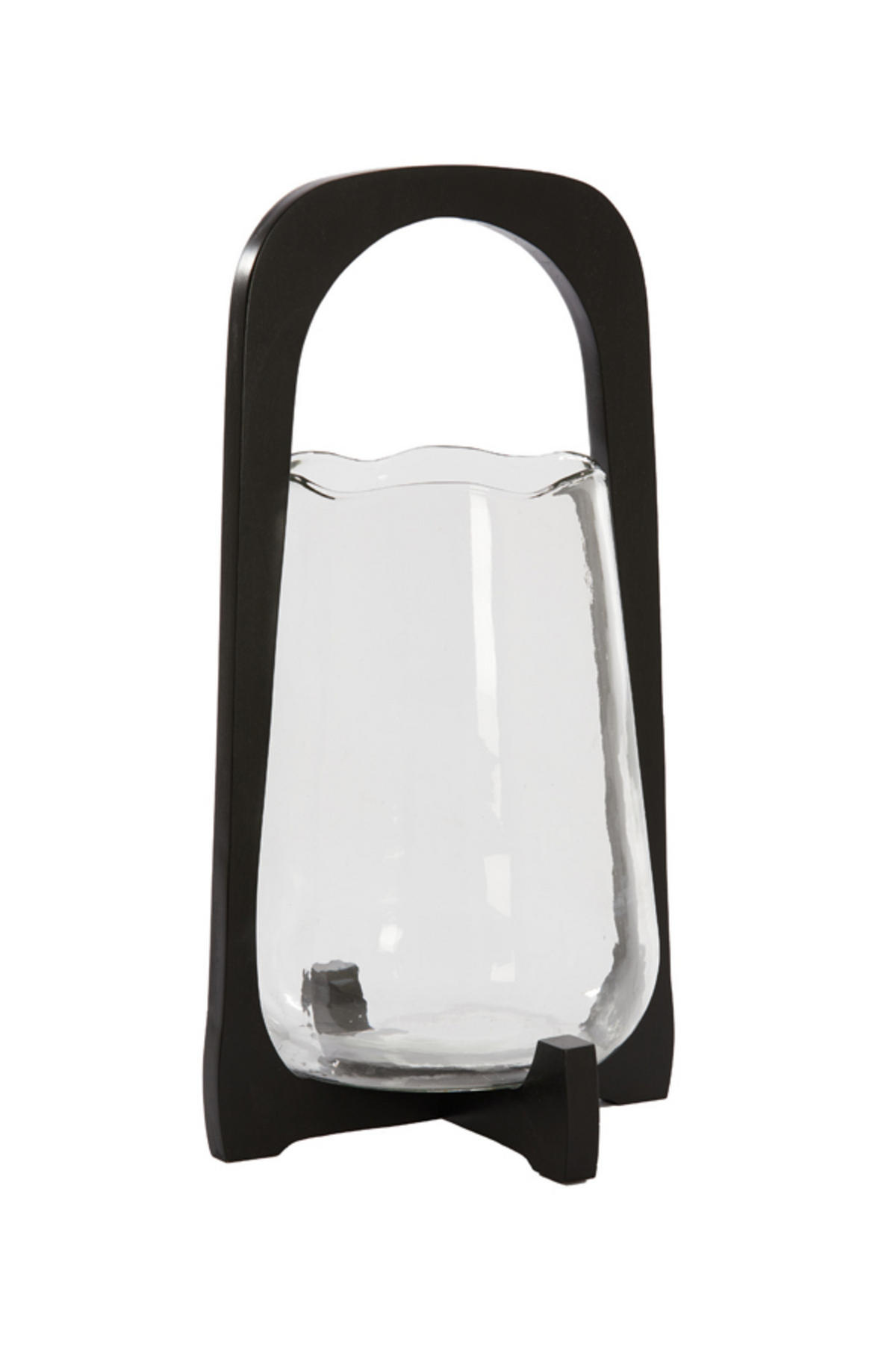 WINDLICHT Anosy Schwarz Ø26/48 cm - Schwarz, Holz (26/48/26cm) - Light & Living