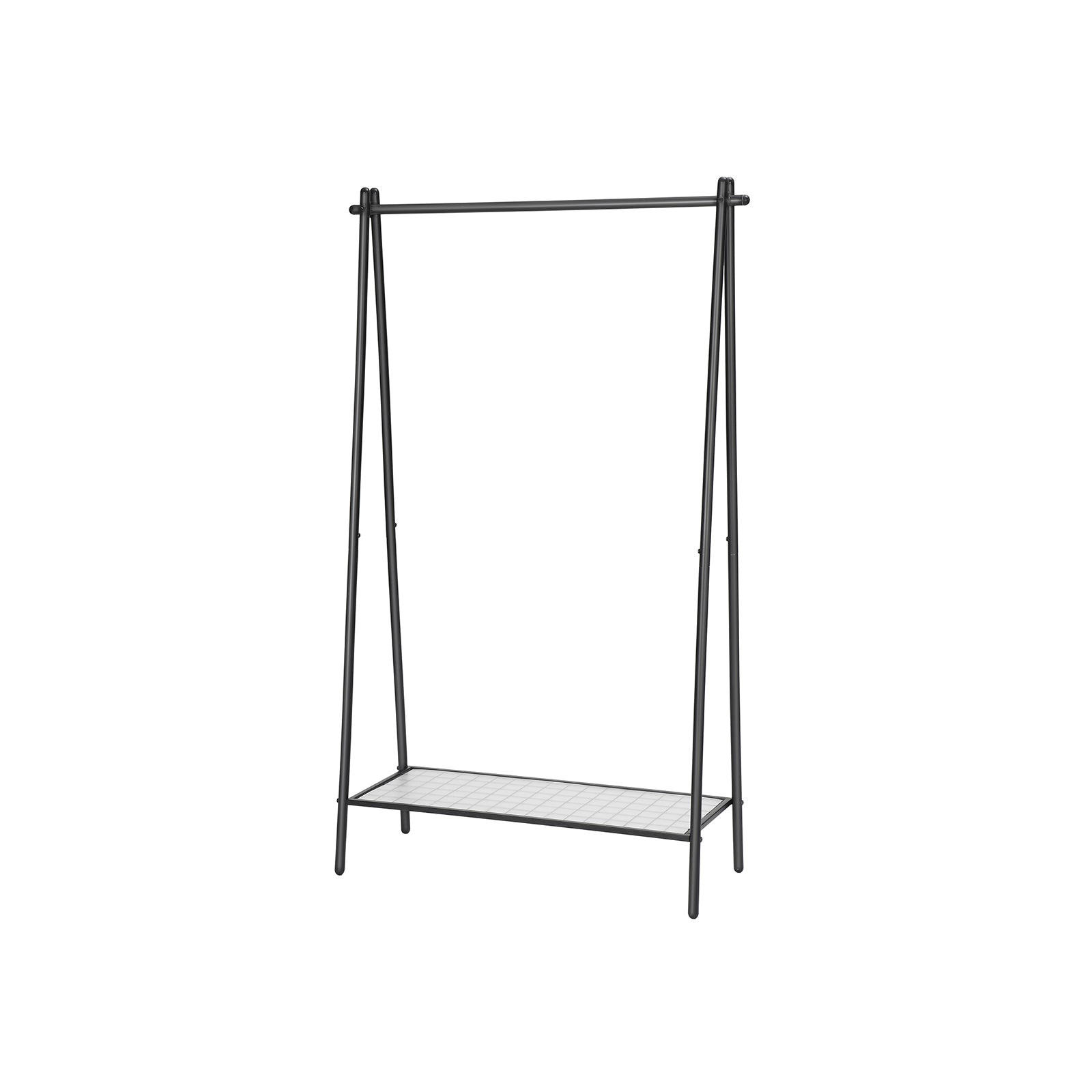 KLEIDERSTÄNDER - Schwarz, Metall (33.5/153/92.5cm) - Hansiro