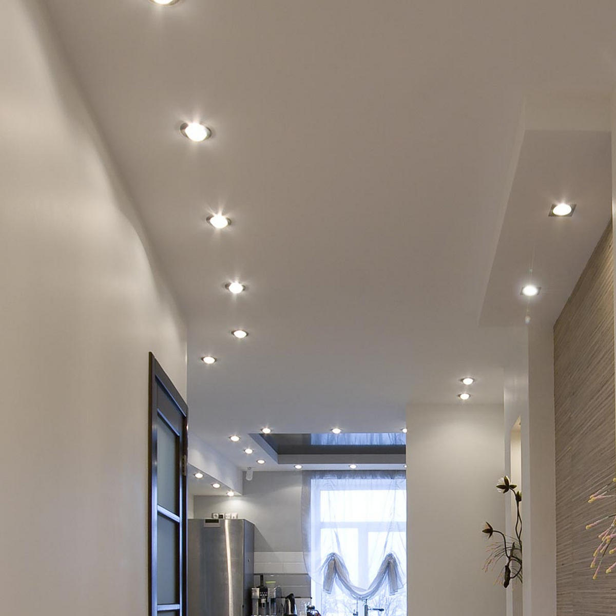 LED EINBAUSTRAHLER Chrom Silber - Silberfarben, Metall (8.4/8.4/1.5cm)