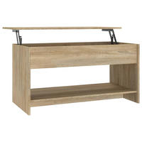 COUCHTISCH Sonoma-Eiche 102x50x52,5 cm Holzwerkstoff - Braun, Holzwerkstoff (102/50/52.5cm) - furnicato