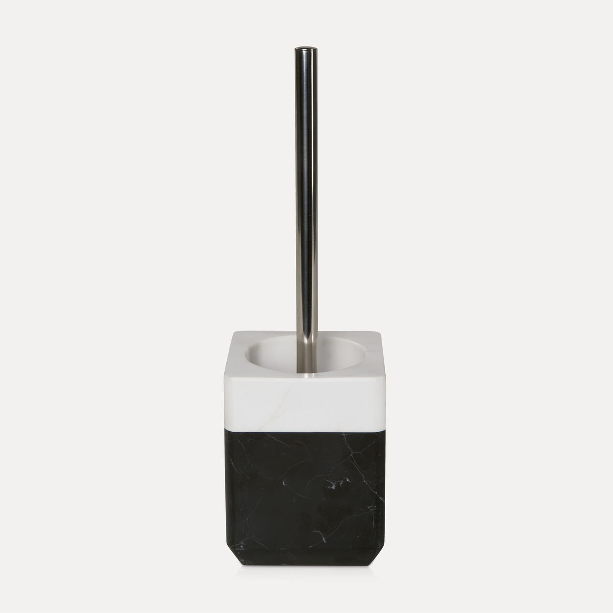 TOILETTENBÜRSTE BLACK & WHITE - Schwarz/Weiß, Stein (11/38.1/11cm) - MÖVE
