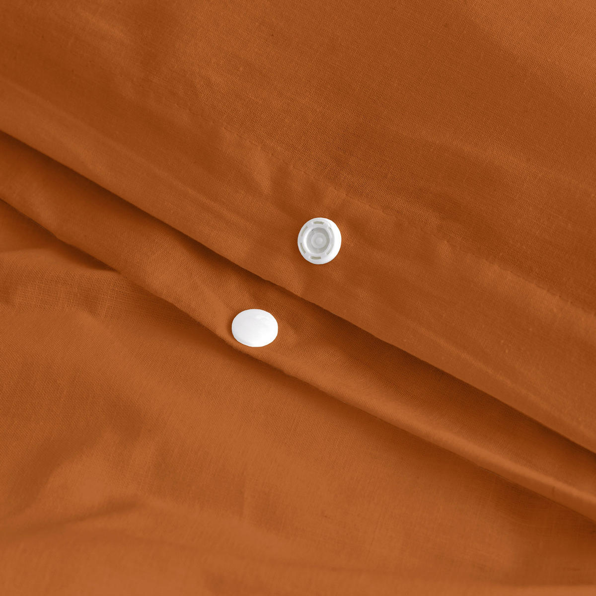BETTBEZUG basic 220x220 cm (komfortgrösse) terrakota - Terra cotta, Textil (220/220cm) - Happy Friday