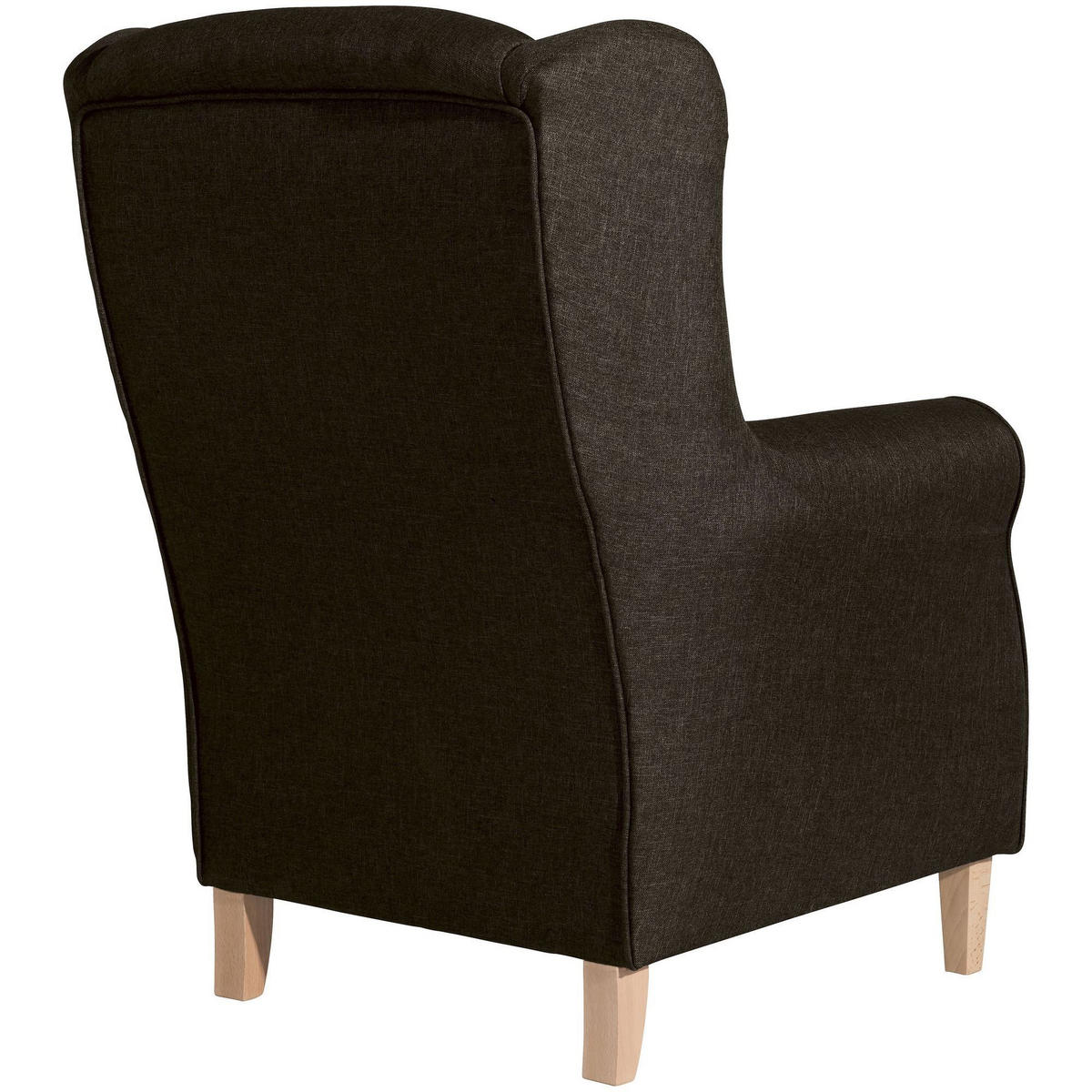 OHRENSESSEL Karlen Bezug Flachgewebe Buche natur / braun - Buchefarben/Braun, Kunststoff (86/103/77cm) - 58aufmkessel