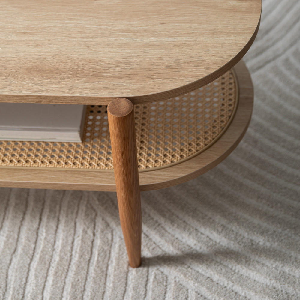 COUCHTISCH - Klares Holz - Eschefarben, Holz (120/50/40cm) - Drawer