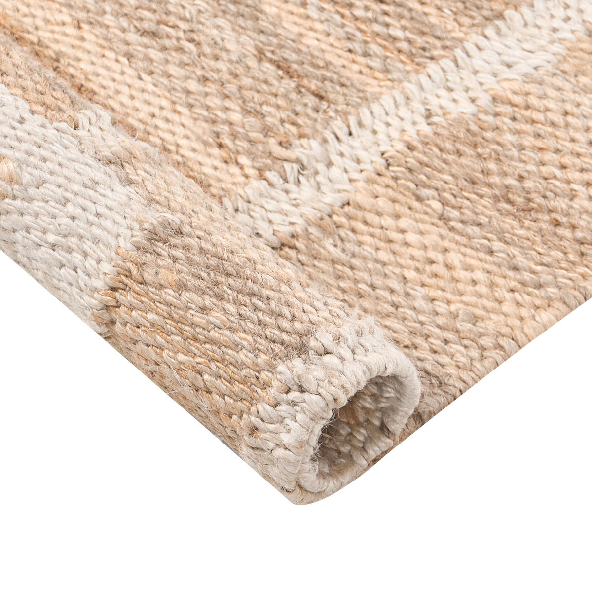 TEPPICH Hellbeige 80/300 cm Jute Gondia - Beige, Textil (80/300cm) - Beliani