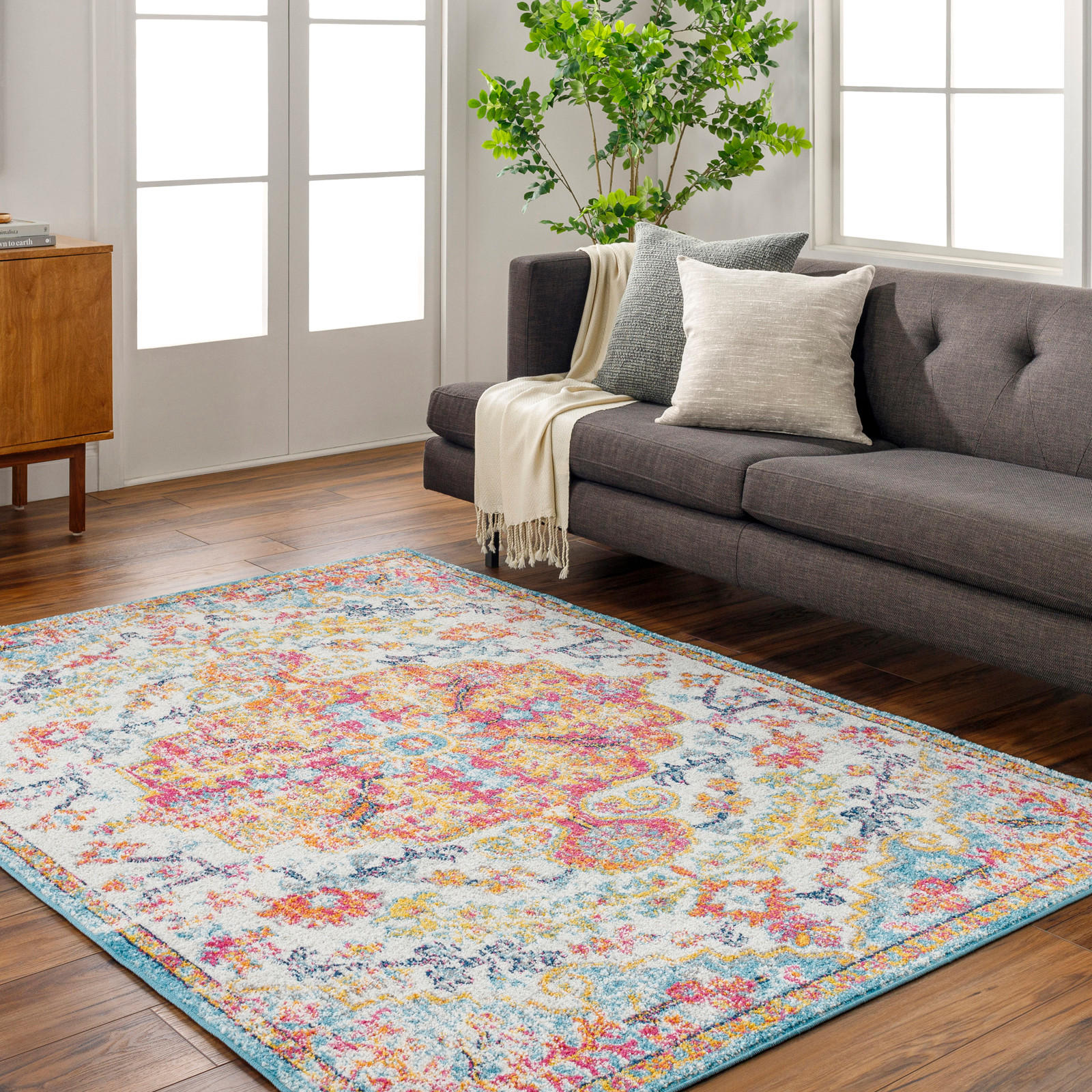VINTAGE-TEPPICH 120x170 cm Mehrfarbig - Dunkelgelb, Textil (120/170cm) - LIVABLISS