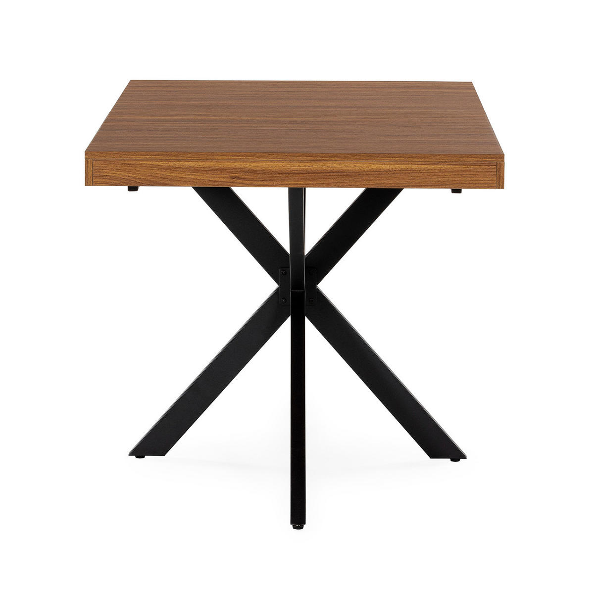 MASA DE MASA Genova cu aspect de nuc comun, 140-180 cm - culoare nucă, compozit lemnos (80/140/75cm) - VS Venta-stock