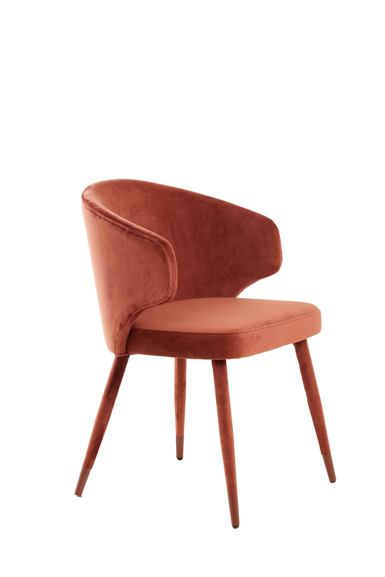 ESSZIMMERSTUHL Kosaka Rot 58/54,5/83 cm - Rot, Textil (57/52/79cm) - Light & Living