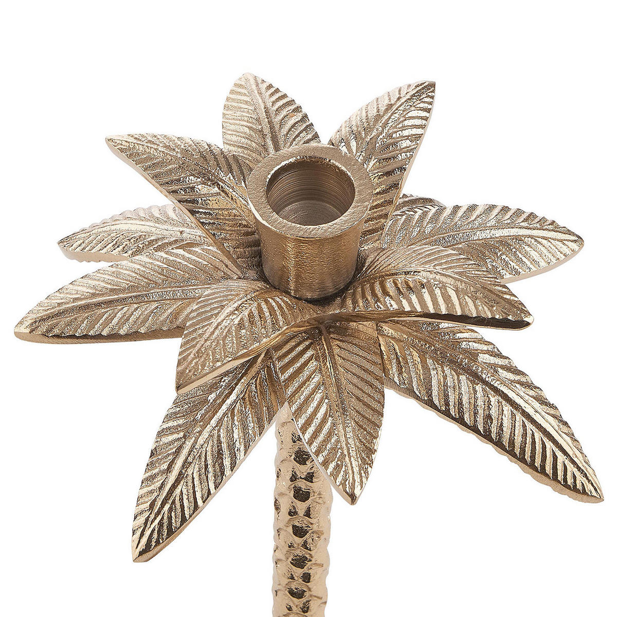 KERZENHALTER Golden Nature - Goldfarben, Metall (17/32/17cm) - BUTLERS