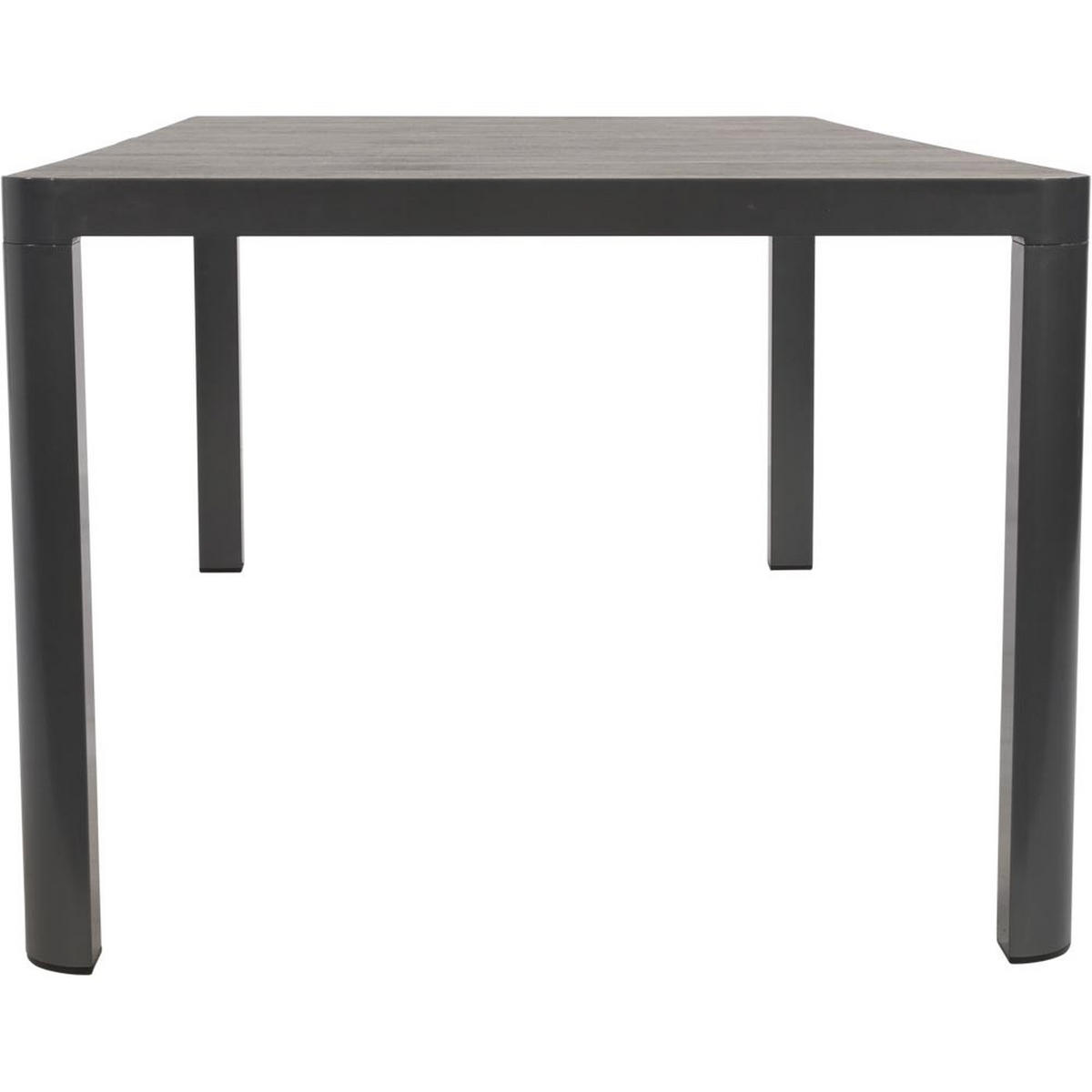 GARTENTISCH Castilla - Anthrazit - 220/100/74 cm - Dunkelgrau, Metall (220/100/74cm) - Lesli Living