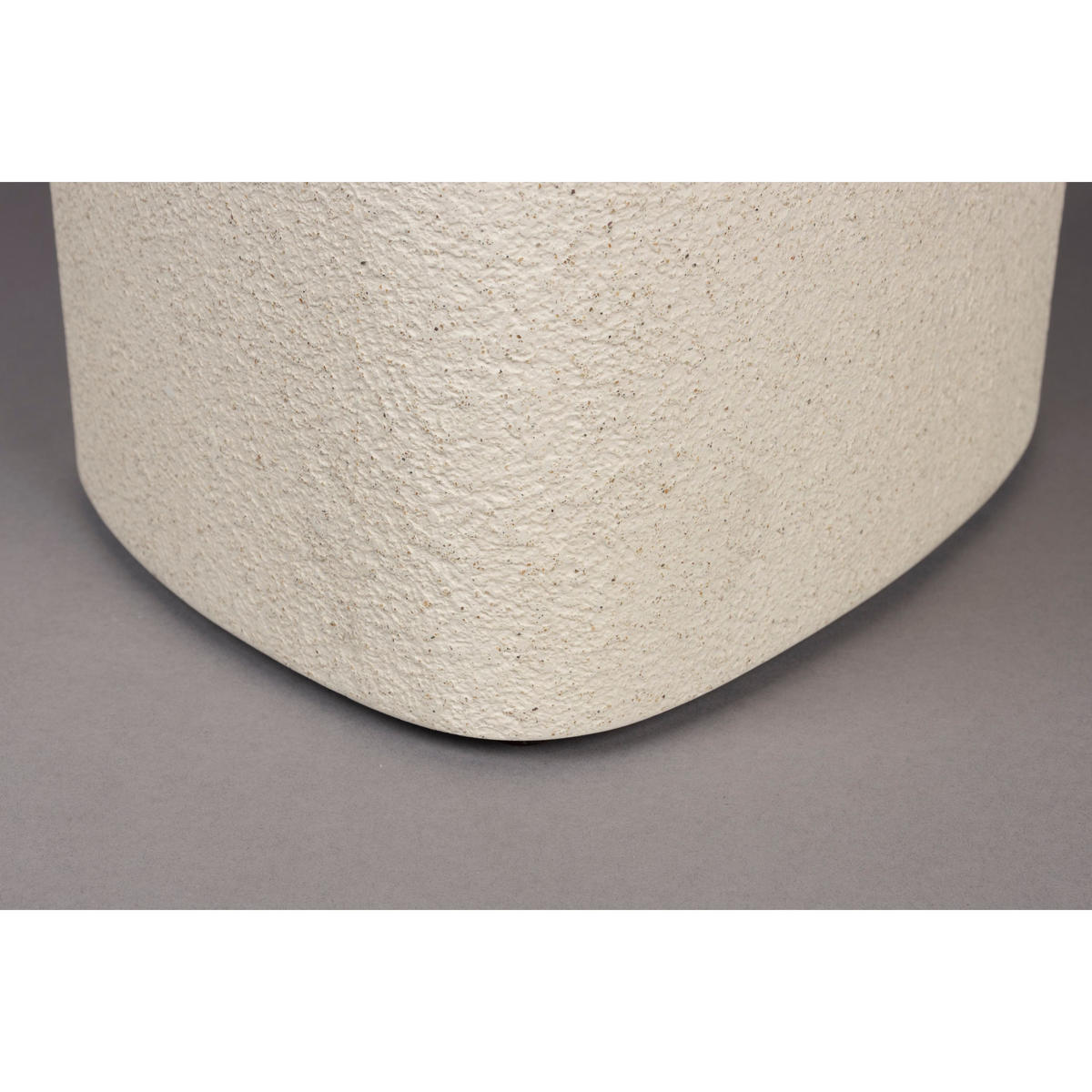 BEISTELLTISCH Veda Niedrig Recycelt Beige - Beige, Stein (56/41/35cm) - Dutchbone