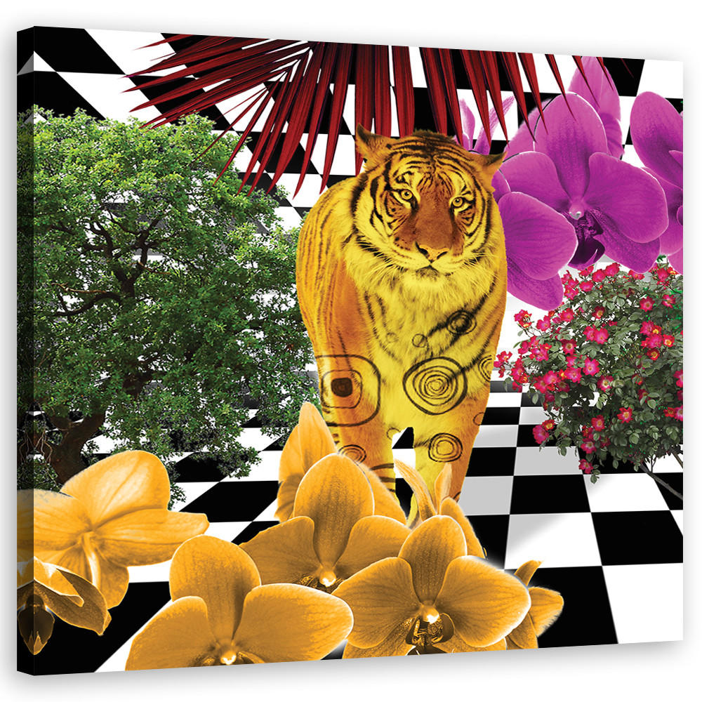 Feeby Wandbild Mehrfarbig 30x30 cm