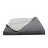KUSCHELDECKE, 150x200 cm, 60% Baumwolle, 40% Polyacryl, Grau - Dunkelgrau, Naturmaterialien (150/200cm) - Zollner