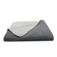 KUSCHELDECKE, 150x200 cm, 60% Baumwolle, 40% Polyacryl, Grau - Dunkelgrau, Naturmaterialien (150/200cm) - Zollner