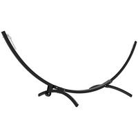 HÄNGEMATTENGESTELL DE-15299 Schwarz - Schwarz, Metall (337/118/118cm) - ComfortXL