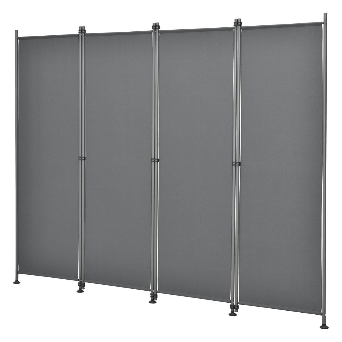 SICHTSCHUTZ Modica - Grau, Textil/Metall (215/170cm) - pro.tec