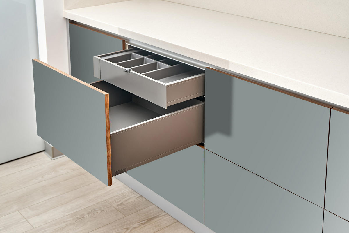 MÖBLAUFKLEBER 100x50 cm grau - Hellbraun, Kunststoff (100/50/0.1cm) - Wallfluent