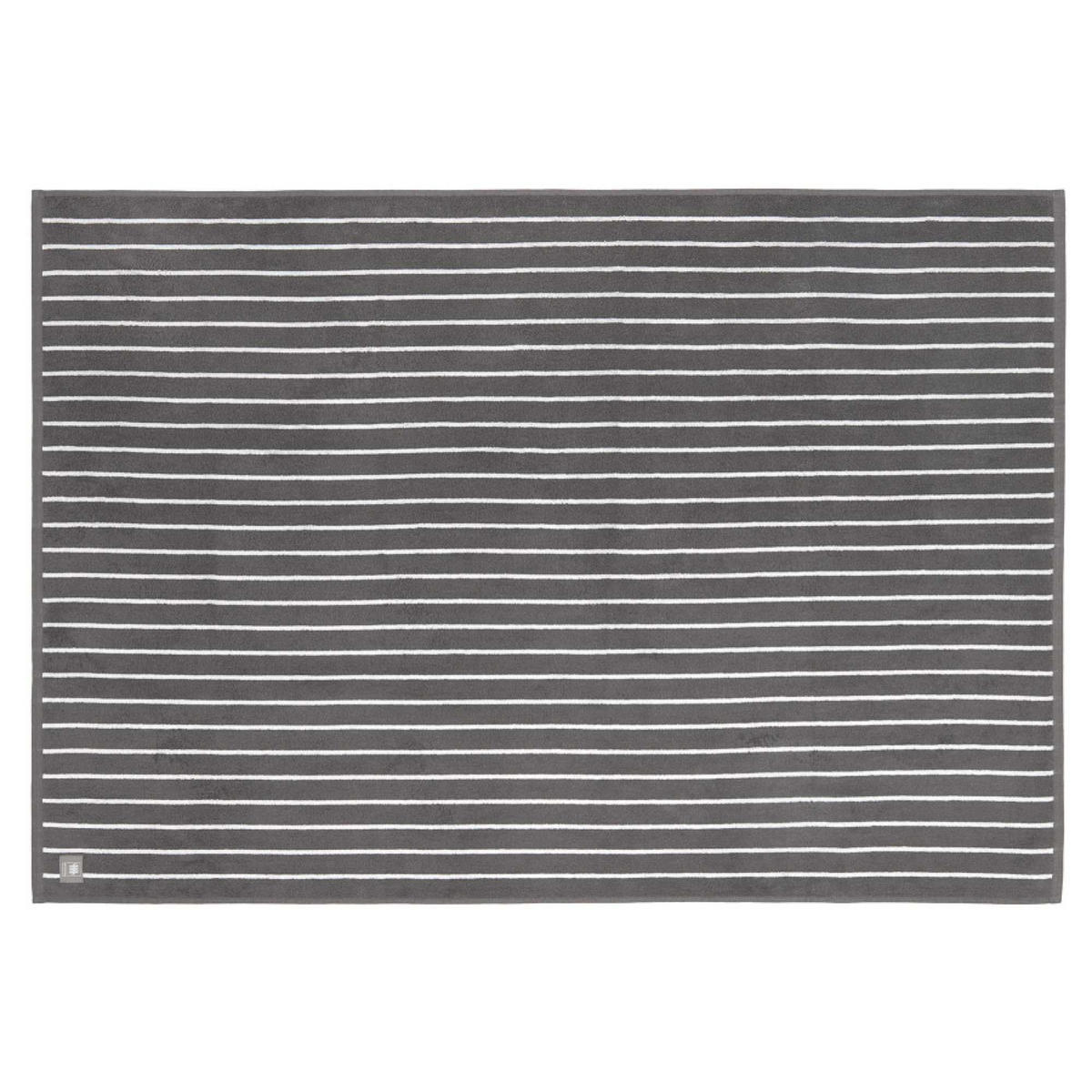 DUSCHTUCH NEEDLESTRIPE - Anthrazit, Textil (100/150cm) - Musterring