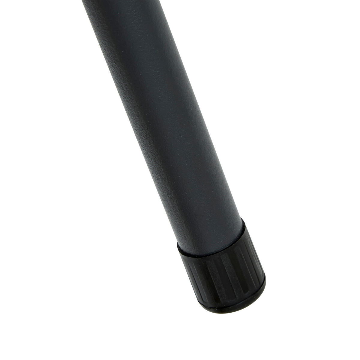 HOCKER mit weicher Sitzfläche 38/38/46 cm - Schwarz, Metall (38/46/38cm) - 5five Simply Smart