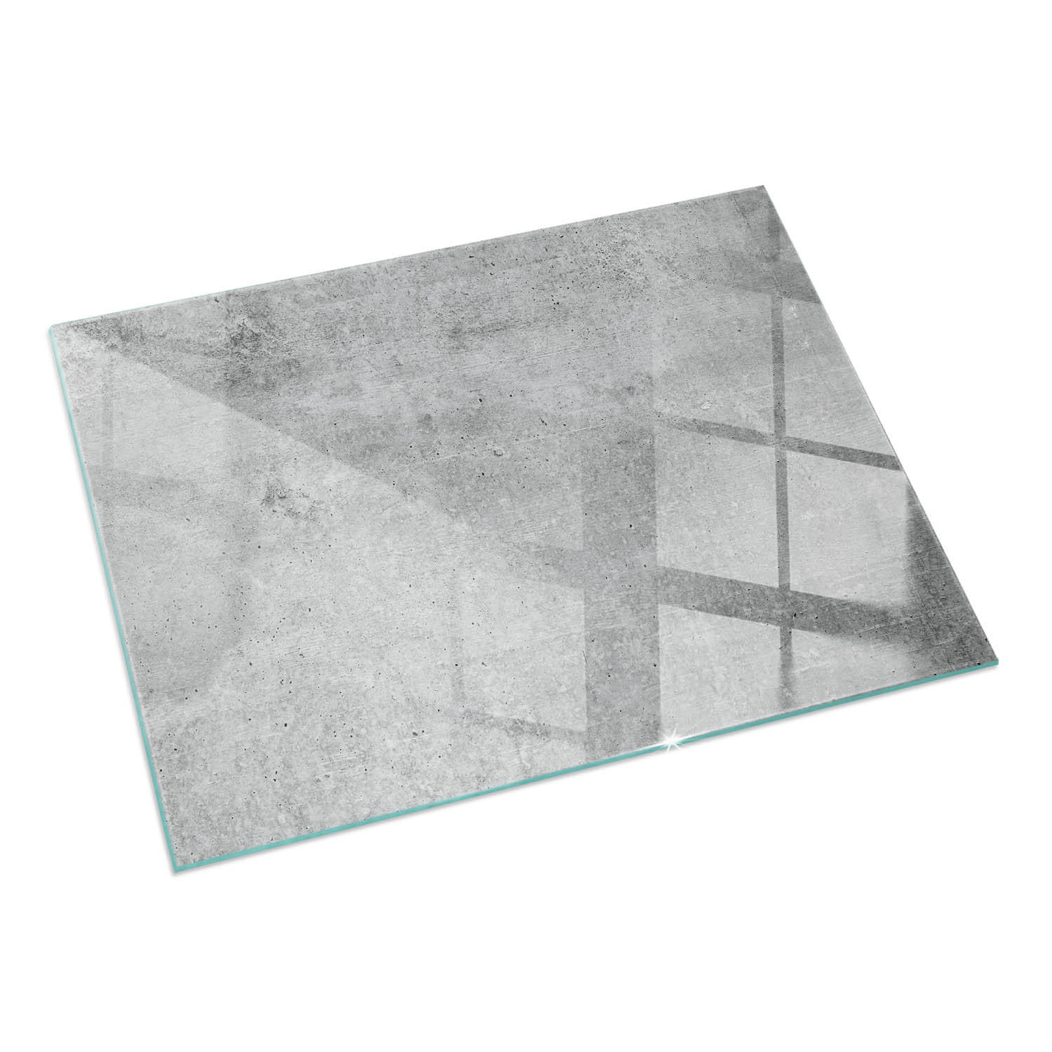 ArtPrintCave Glasplatte Grau 60x40x0.4 cm