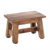 BLUMENHOCKER Monte Mahagoni Massivholz 01 natur-vintage - Naturfarben, Holz (30/21/20cm) - DESIGN DELIGHTS