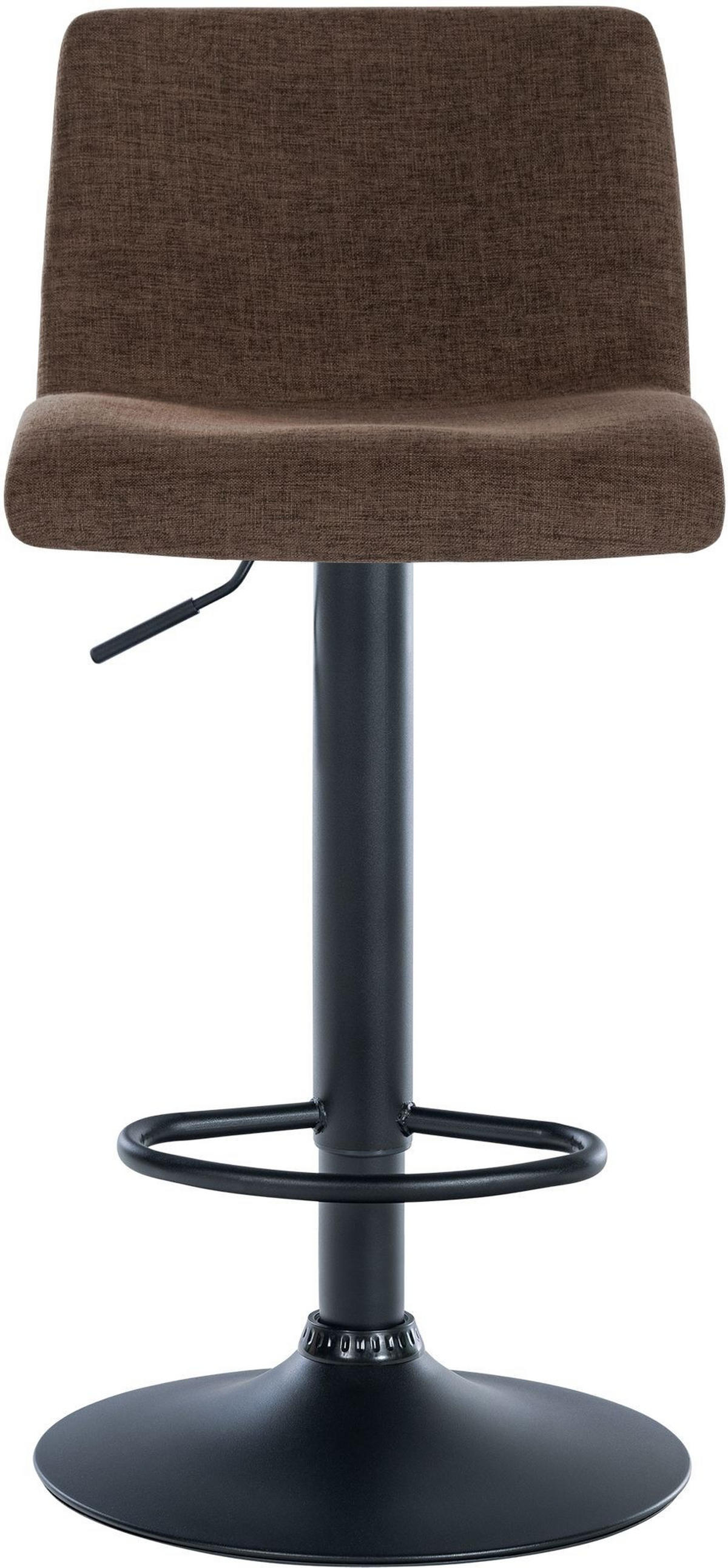 BARHOCKER Branford 84-104x39x36 cm braun - Braun, Metall (39/84/36cm) - furnicato