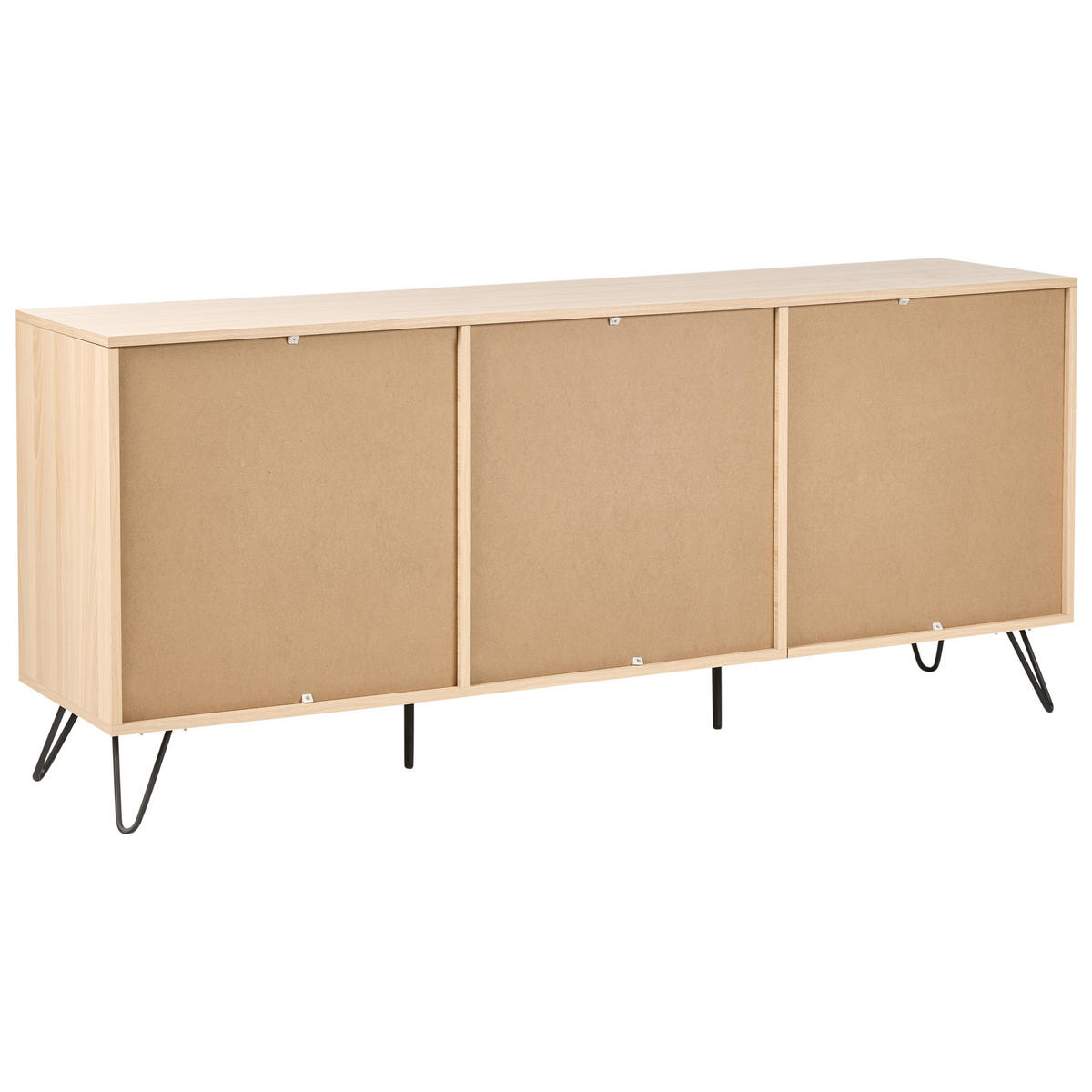 SIDEBOARD se 2 dveřmi Světle hnědý Cardigan - světle hnědá, kompozitní dřevo (160/70/40cm) - Beliani