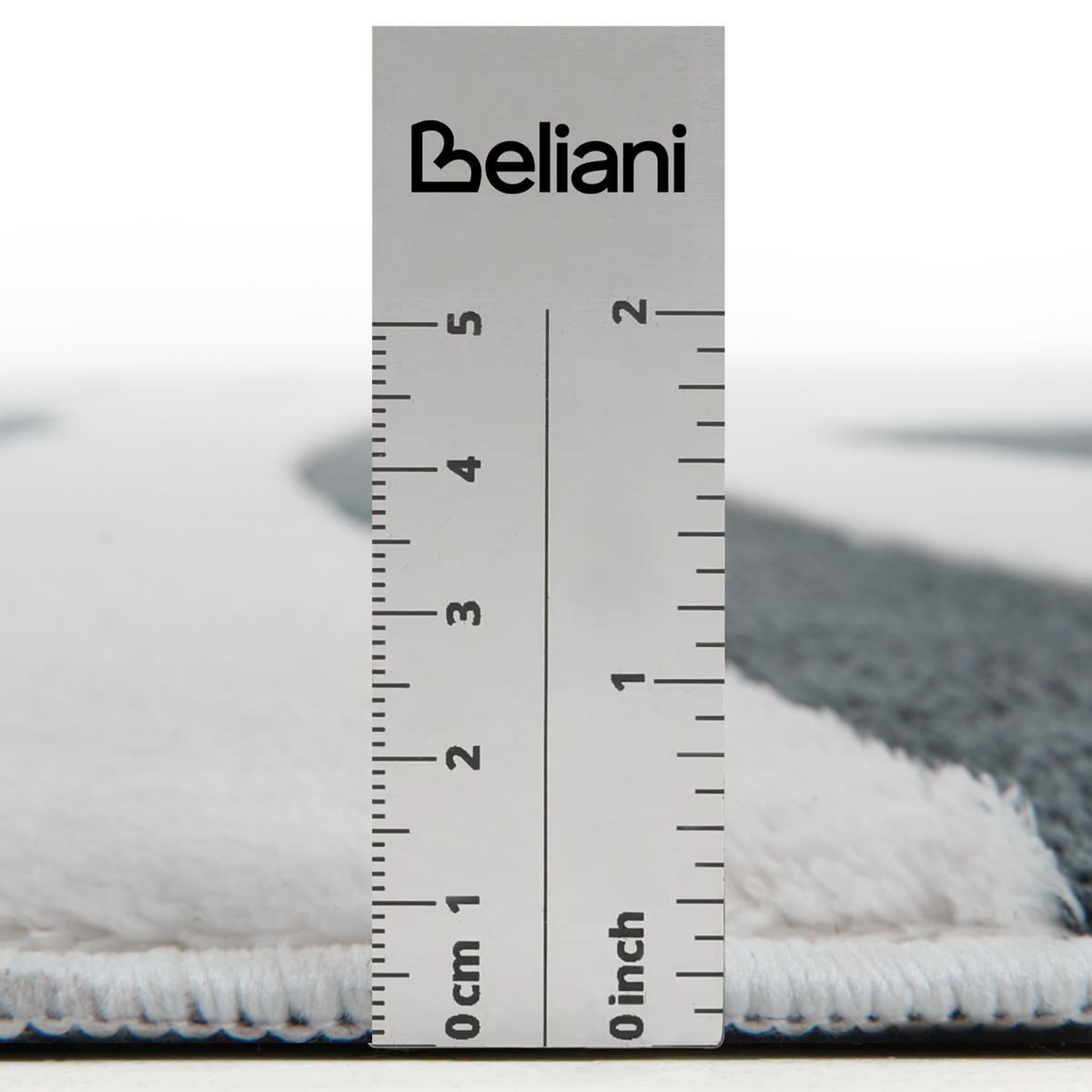 KOBEREC Šedý/Bílý 160/230 cm Hartz - šedá/krémová, textil (160/230cm) - Beliani
