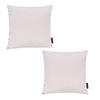 KISSENHÜLLE 2er Set Fino uni 50/50 cm - Creme, Textil (50/50cm) - Magma Heimtexx