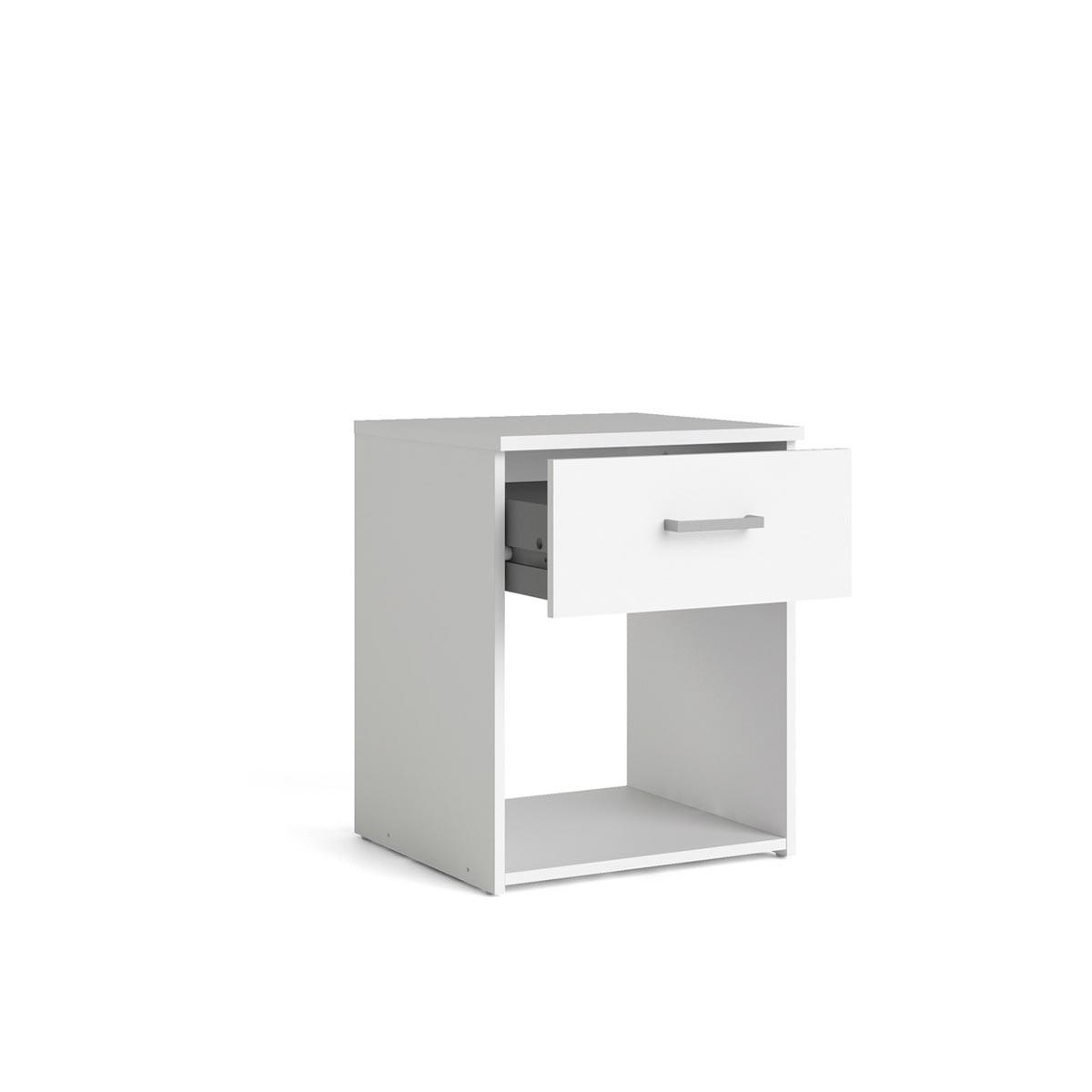 NACHTSCHRANK weiß - Weiß, Holzwerkstoff (38/48/36cm) - ebuy24