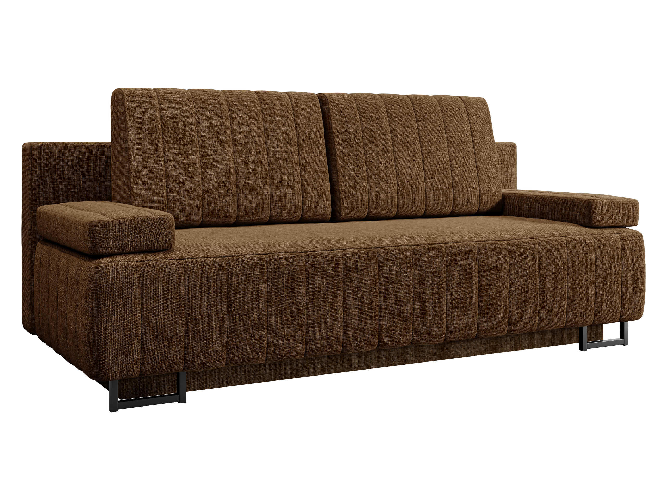 Mirjan24 Schlafsofa Braun 200x90x90 cm