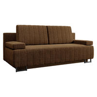 SCHLAFSOFA Laguna - Schwarz/Braun, Holz/Textil (200/90/90cm) - MIRJAN24