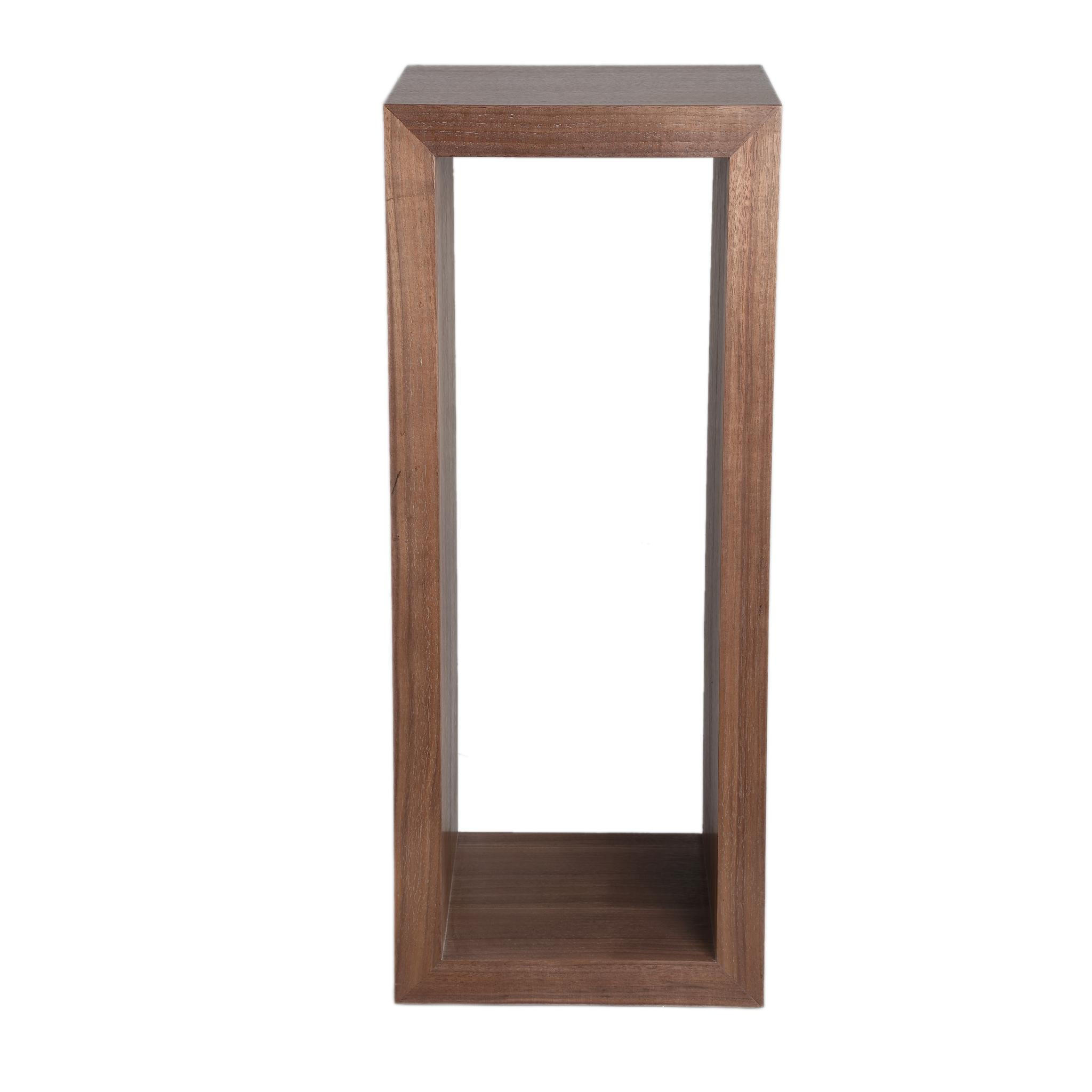 BLUMENSÄULE Tiess Beige 35/35/85cm - Beige, Holz (35/35/85cm) - PTMD Collection