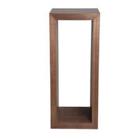 BLUMENSÄULE Tiess Beige 35/35/85cm - Beige, Holz (35/35/85cm) - PTMD Collection