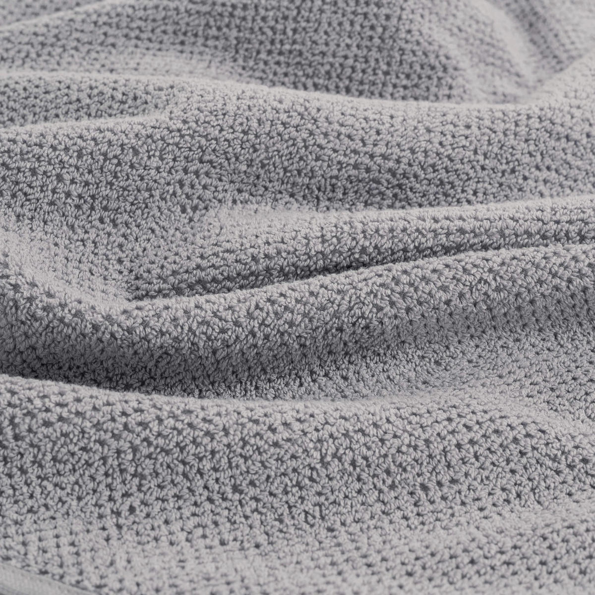 GÄSTEHANDTUCH 5er Set Spa Perlgrau - Hellgrau, Textil (30/50cm) - Herzbach Home