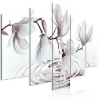 KUNSTDRUCK Grau 200/100 cm - Braun/Grau, Textil (200/100cm) - KUNSTLOFT