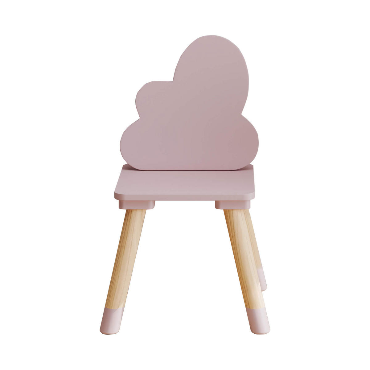 KINDERSTÜHLE 2er Set Rosa 25/25/50 cm - Pink, Holzwerkstoff (25/50/25cm) - Mobili Rebecca