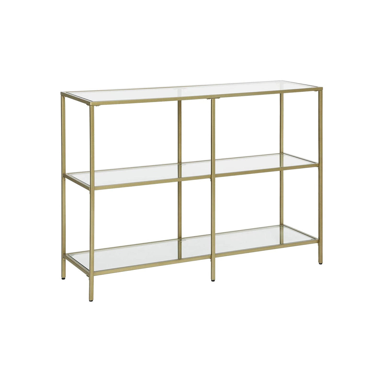 KONSOLENTISCH - Goldfarben, Metall (100/30/73cm) - Hansiro