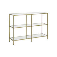 KONSOLENTISCH - Goldfarben, Metall (100/30/73cm) - Hansiro