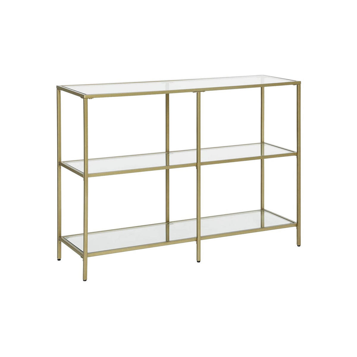 KONSOLENTISCH - Goldfarben, Metall (100/30/73cm) - Hansiro