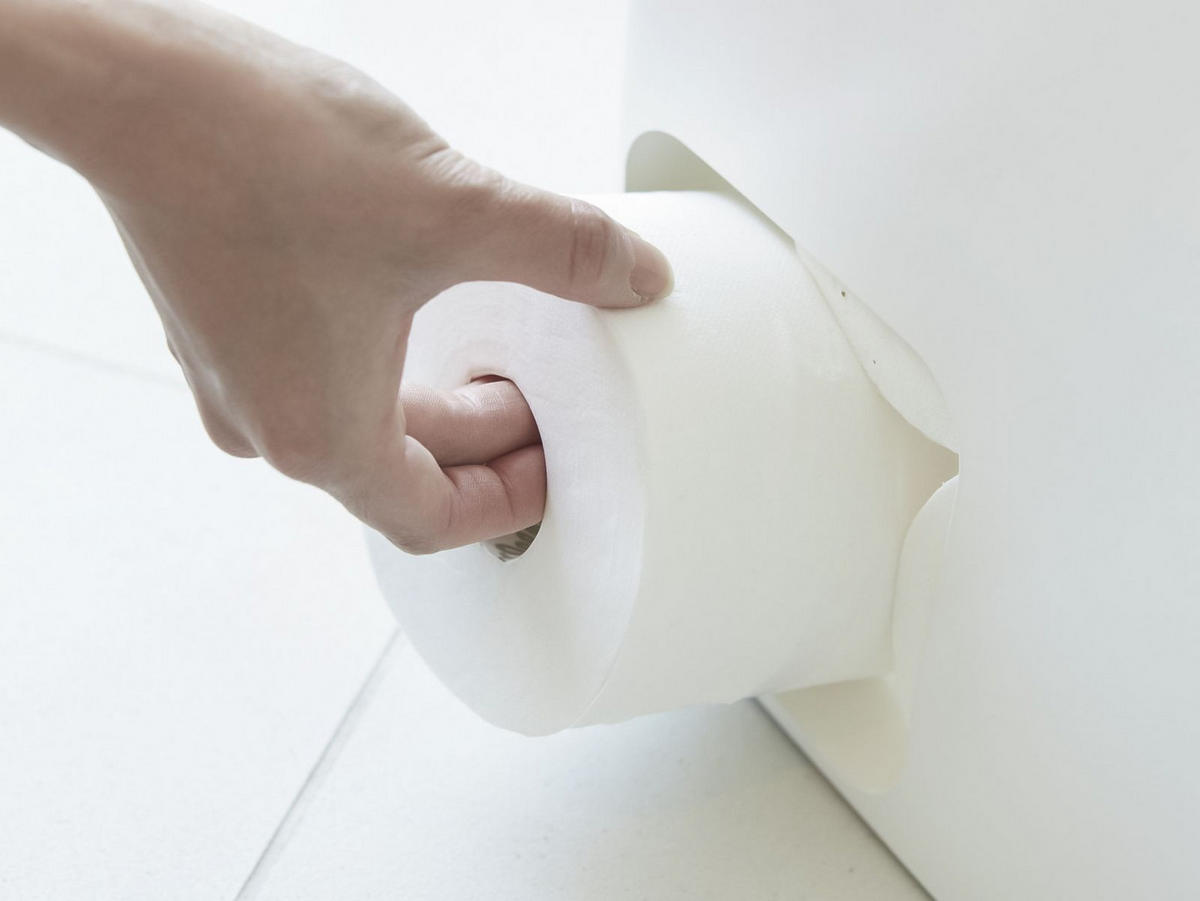 TOILETTENPAPIER-AUFBEWAHRUNG Tower weiß Metall 12/23/48 cm - Weiß, Metall (12/48/23cm) - Yamazaki