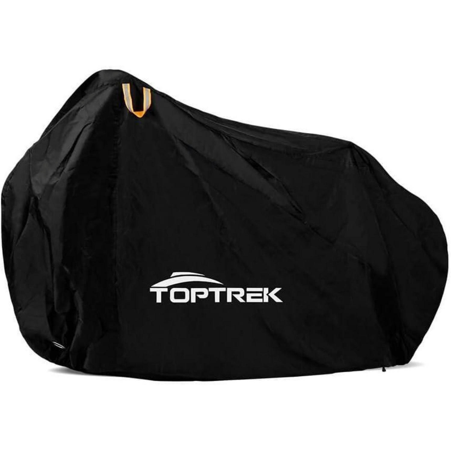 FAHRRADABDECKUNG Wasserdicht Oxford-Gewebe 200 x 110 x 70 cm - Schwarz, Kunststoff (110/95/210cm)