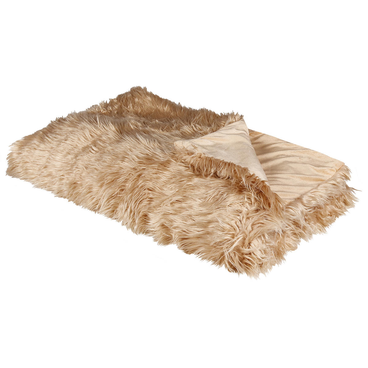 TAGESDECKE Braun 150 x 200 cm Delice - Braun, Keramik (150/200cm) - Beliani