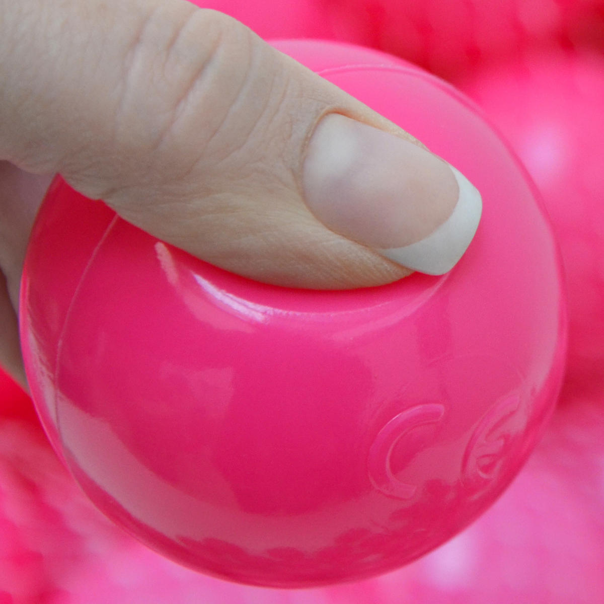 BÄLLEBAD-BÄLLE 50 Stück, Pink, 5.5 cm - Pink, Kunststoff (5.5/5.5/5.5cm) - Littletom