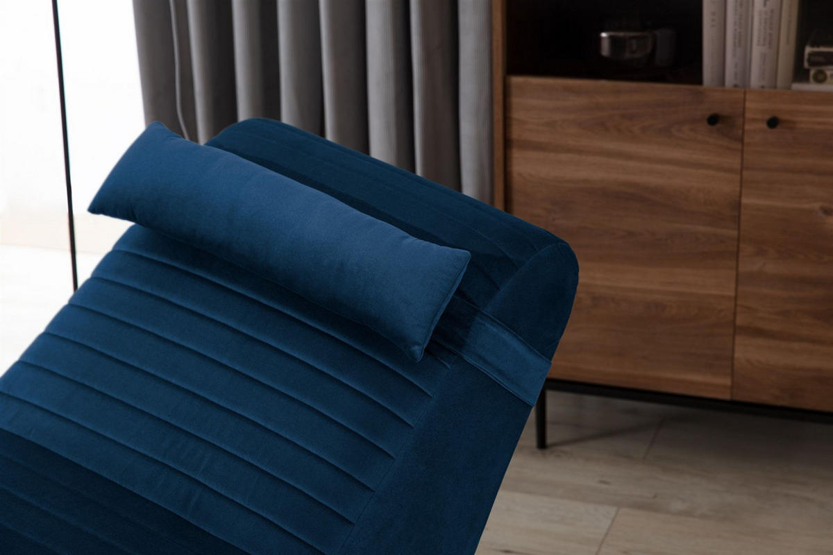 RELAXLIEGE Abramo In Kronos - Blau, Holzwerkstoff/Textil (73/80/170cm) - Fun Möbel