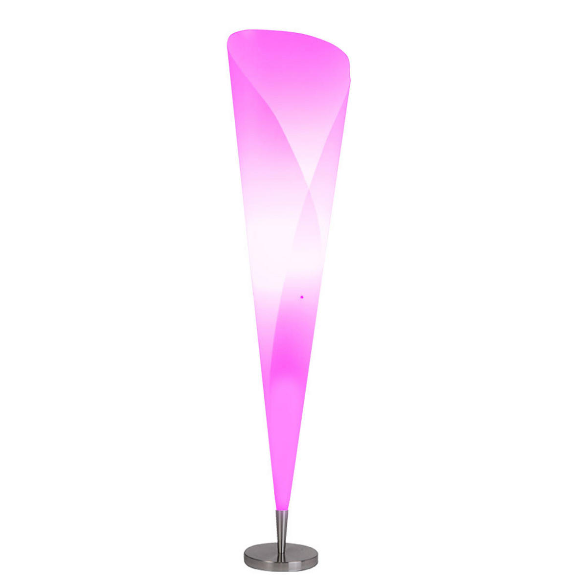 LED STEHLEUCHTE Weiß mit Lampenschirm - Weiß, Metall (30/30/146cm) - Globo Lighting