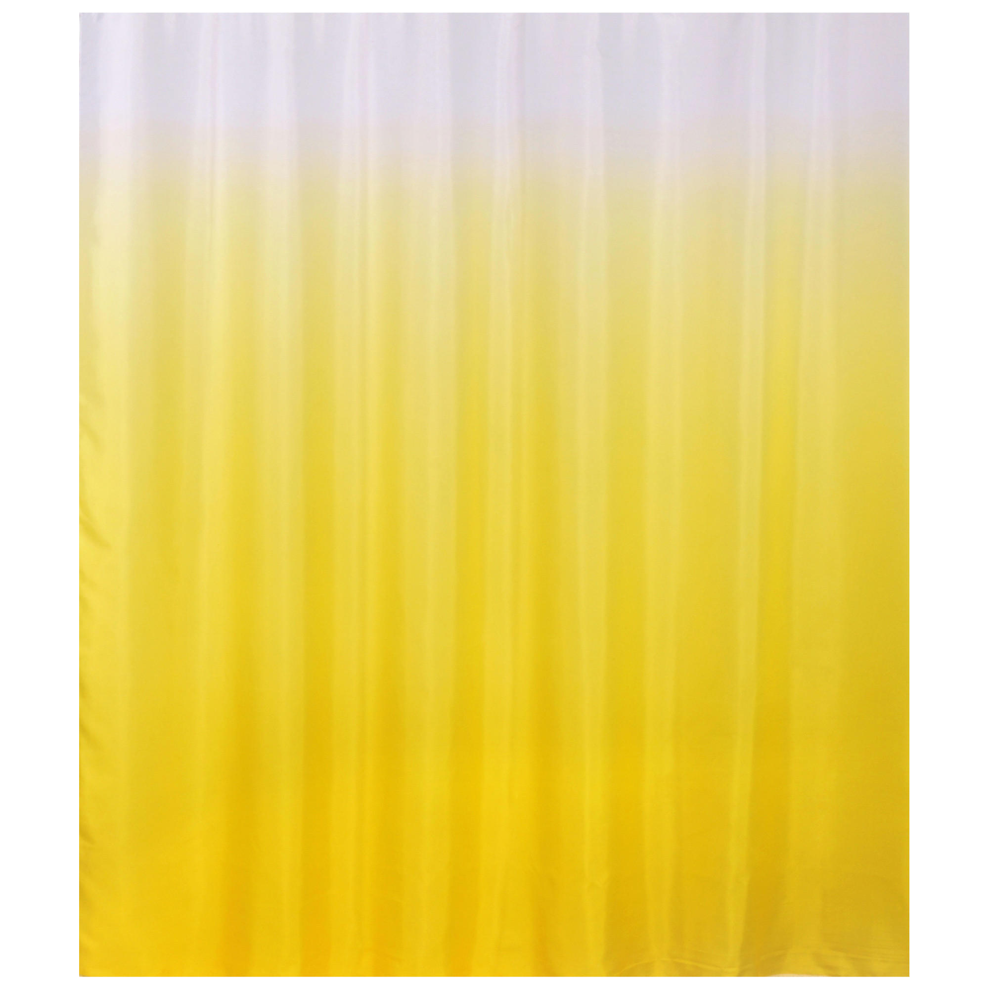 DUSCHVORHANG Magic Gelb 180 x 200 cm - Gelb, Textil (180/200cm) - Sanilo