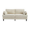 2-SITZER Sofa Chenille mit USB-Anschluss und LED-Licht 175/83/78 cm Beige - Beige, Textil (175/78/83cm) - Redom